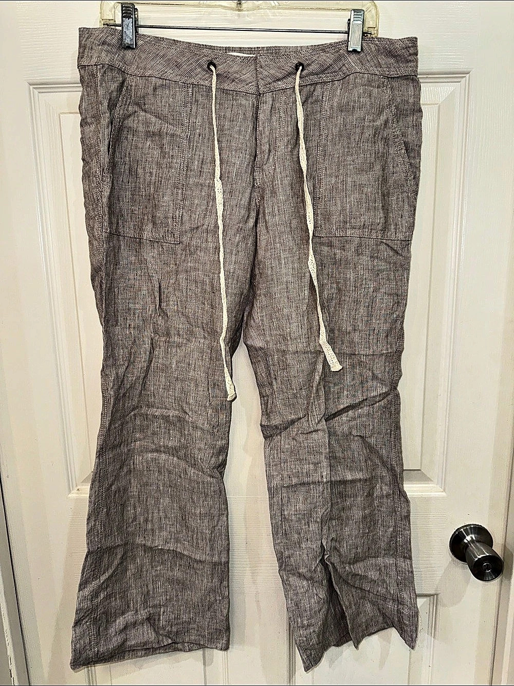 laju Linen Wide Leg Pants Size Medium